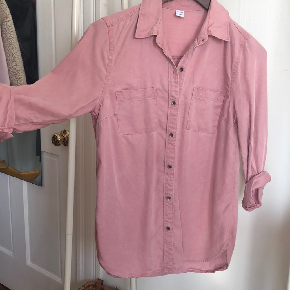 Pink Button Down Shirt